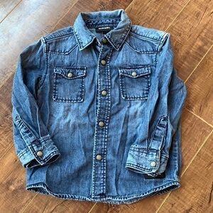 Diesel Snap Up Denim Shirt Size 24mos